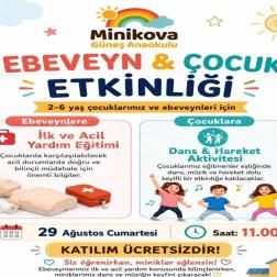 Ebeveyn ve Çocuk Etkinliğinde Buluşuyoruz! 💛🌈