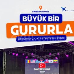 Büyük bir gururla Cumhuriyet çocukları dünya sahnesinde! 🌍