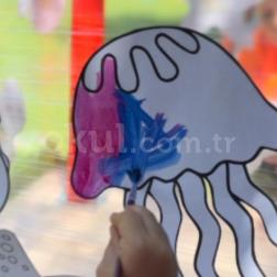 Streç Filmde Rengârenk Akvaryumlarımız! 🐠🎨💙