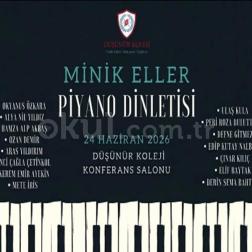 Bugün gerçekleştirdiğimiz piyano dinletimizde sahne alan tüm öğrencilerimizi yürekten kutluyorum. 🎹✨