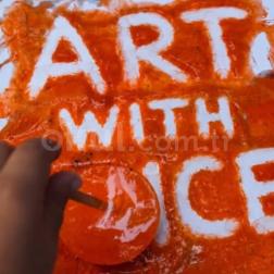 Buzlarla Sanat Zamanı! 🥶🧊🎨