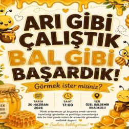 🐝 ARI GİBİ ÇALIŞTIK 🍯 BAL GİBİ BAŞARDIK!