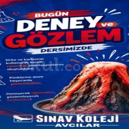 🌋 Bugün Deney ve Gözlem