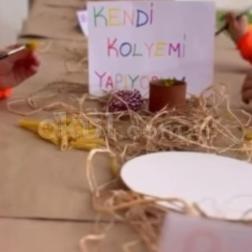 Bugün makarna boyadık 🎨
