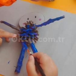 Kozalaktan Kukla Yapımı Etkinliği