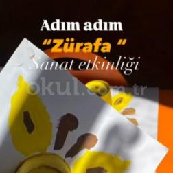 Minik Sanatçılarla Zürafa Tasarımları! 🦒🎨