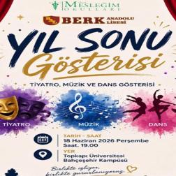🎭🎶💃 Yıl Sonu Gösterimiz İçin Geri Sayım Başladı!