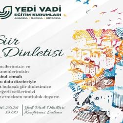 Şiirin diliyle İstanbul’a uzanan özel bir akşam… ✨