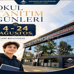 Sancaktepe Batı Fen Bilimleri Anadolu Lisesi’ni yakından tanımaya hazır mısınız?