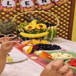 Bugün öğrencilerimizle birlikte hem sağlıklı beslenmeyi öğrendik,