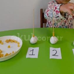 🔢🍝 Sayı Kadar Makarna Koyalım! 🌈✨