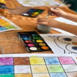 🎨🐴 Renkli Karelerde Hayvanlar! 🦁🐻