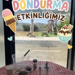 Dondurma Etkinliği Yapıyoruz.