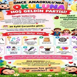 🐞🎉 Okuluna Hoş Geldin Partisi! 🎈✨