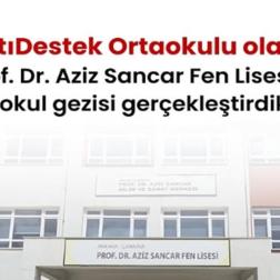 ArtıDestek Ortaokulu olarak öğrencilerimizin LGS sürecine daha bilinçli ve motive şekilde hazırlanması için Prof. Dr. Aziz Sancar Fen Lisesi’ne okul gezisi gerçekleştirdik.