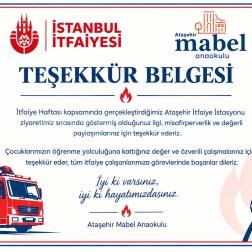 itfaiye Haftası kapsamında Ataşehir İtfaiyesi Gezimiz