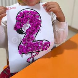Rakamları Eğlenerek Öğreniyoruz: Flamingo İle 2 Rakamı Etkinliğimiz! 🦩🩵