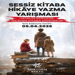 📚✨ Sessiz Kitaba Hikâye Yazma Yarışması Başlıyor!