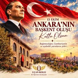13 Ekim Ankara’nın Başkent Oluşunun 103. Yıl Dönümünü Törenle Kutladık