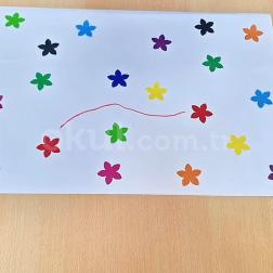 Minik Eller Kalemle Tanışıyor: 3+ Yaş Şekil Eşleştirme Etkinliği 🖍️