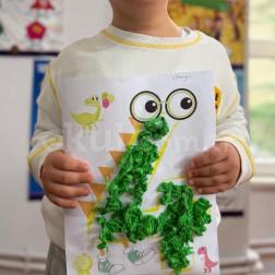 Rakamları Keşfediyoruz: 4 Sayısı Hoş Geldi! 💚🦕