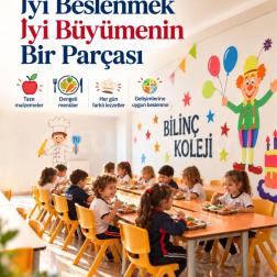 Bilinç Koleji Anaokulunda Sağlıklı ve Dengeli Beslenme