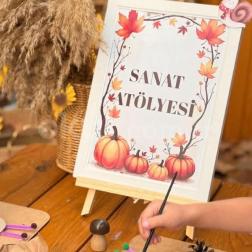 Sonbaharın Renkleri Sanat Atölyemizde! 🍂🐌🎨