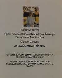 "ERGEN VELİSİ OLMAK"