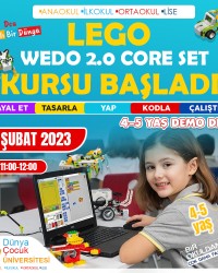 Lego Wedo Education 2.0 Core Set Kursu Başlıyor