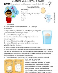 YÜZEN YUMURTA DENEYİMİZ (FEN MERKEZİ)