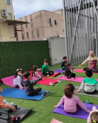 Bahçemizde Kids Yoga Derslerimiz Devam Ediyor