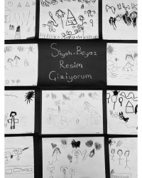 SİYAH-BEYAZ RESİM ÇİZİYORUM