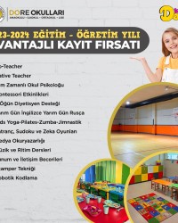 2023-2024 EĞİTİM- ÖĞRETİM YILI AVANTAJLI KAYIT FIRSATI