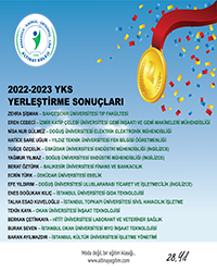 2022-2023 YKS YERLEŞTİRME SONUÇLARIMIZ