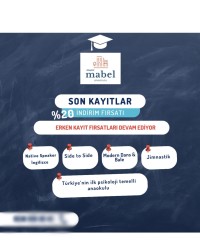 Ataşehir Mabel Anaokulu'nda son kontenjanlarda %20 indirim fırsatı