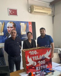 Cumhuriyetimizin 100. yılında herkes kitap okusun diye 100 Okulun 100 Kütüphanesine Kitap Kampanyası