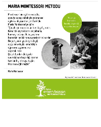 MONTESSORİ ZAMANI