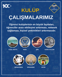 Kulüp Çalışmalarımız I Mun I Spor I Şiir I Kara Kalem I Yağlı Boya I Speaking I Münazara