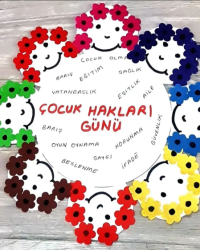 Dünya Çocuk Hakları Gününü Kutluyoruz