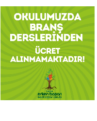BRANŞ DERSLERİMİZ ÜCRETSİZ