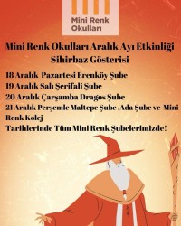 Aralık Ayı Etkinliği Sihirbaz Gösterisi