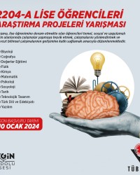 TÜBİTAK LİSE ÖĞRENCİLERİ ARAŞTIRMA PROJESİ