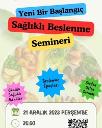 Sağlıklı Beslenme Semineri