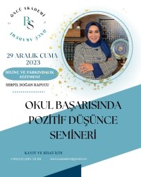 Altınay Anadolu Lisesi'nde Başarı İçin Pozitif Düşünmenin Gücü