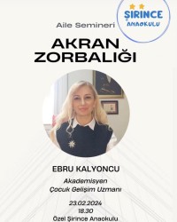 AKRAN ZORBALIĞI - Ebru Kalyoncu ÇOCUK GELİŞİM UZMANI AKADEMİSYEN