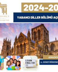 YABANCI DİLLER BÖLÜMÜ AÇILIYOR!