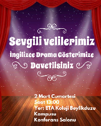 İngilizce Drama Gösterimiz