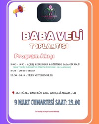 BABA VELİ TOPLANTISI