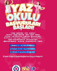 YAZ OKULU BAŞVURULARI BAŞLADI!