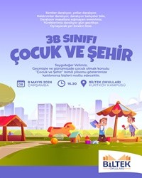 3B Sınıfı Çocuk Ve Şehir